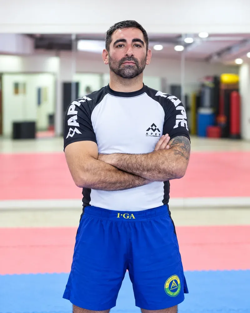 Gerardo Felmer, profe de APEX, cinturón negro